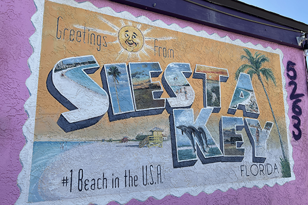 Siesta Key mural, Florida